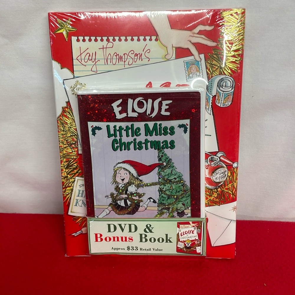 Eloise Little Miss Christmas - DVD & Book New